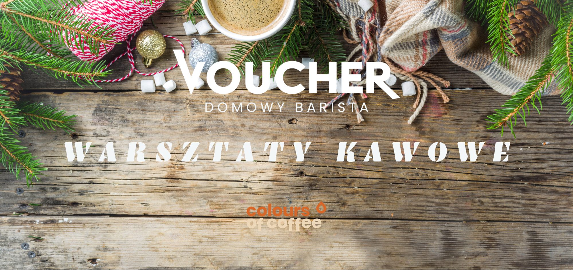 Voucher podarunkowy na świąteczne warsztaty Domowy Barista – kurs parzenia espresso i latte art